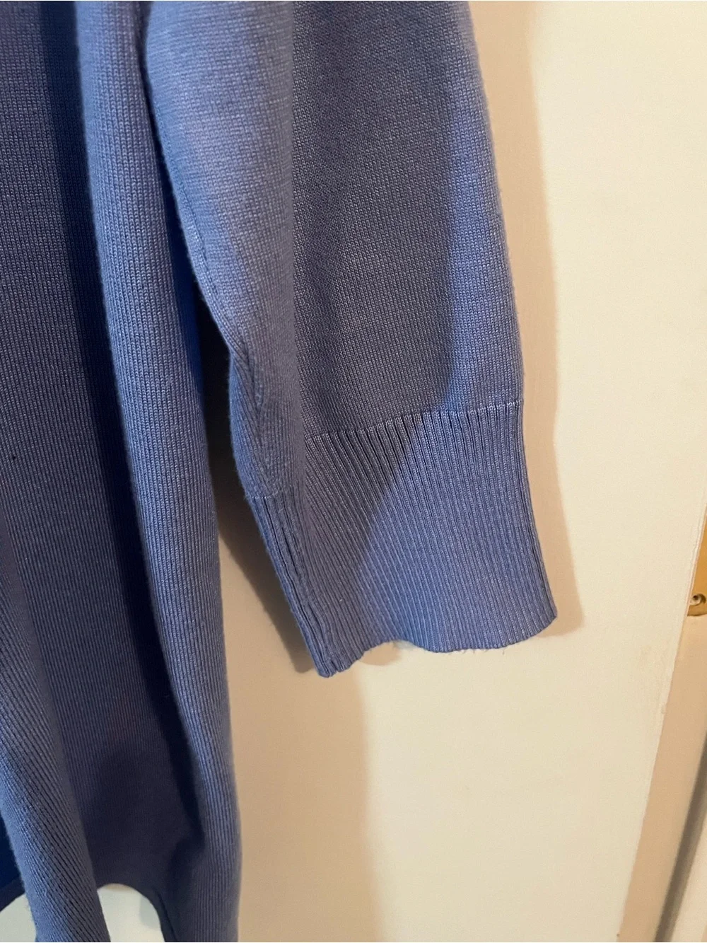 Grace Dusty Blue Open-Front Cardigan Small